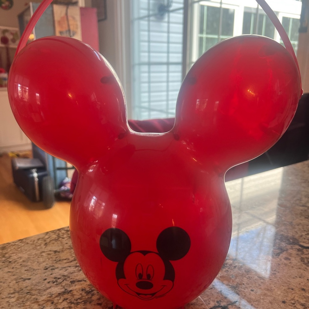 Disney ballon Red Mickey Mouse Shaped popcorn Bucket